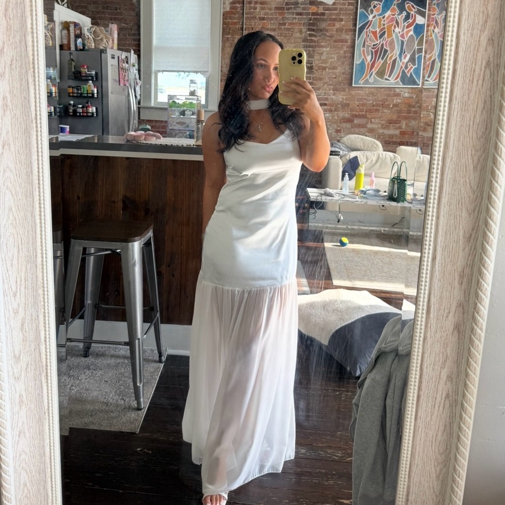 Elegant White Maxi Dress
